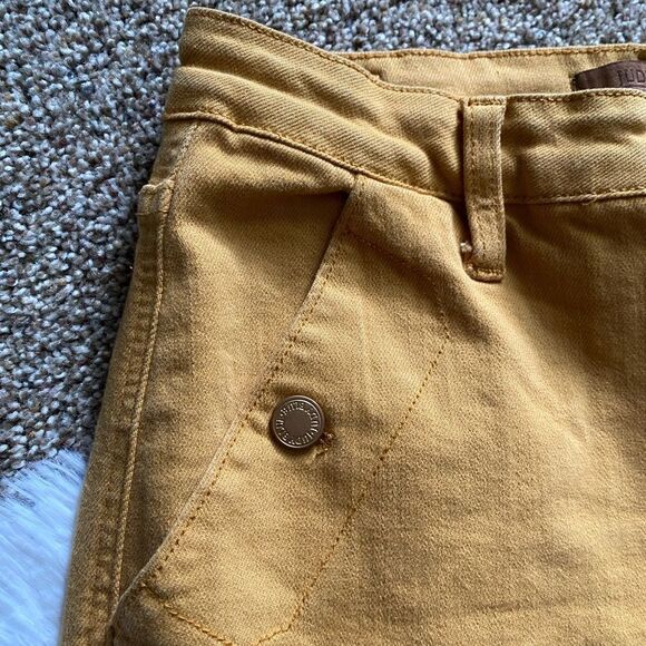 Judy Blue Jeans Garment Dyed Mustard Womens Size 7 28 Stretchy - Picture 5 of 9